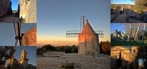 Campagne Chastel, gîte et maison d'hôtes à Aix-en-Provence se trouve à une heure de Fontvieille. La visite Alpilles conduit à la ville qui abrite des aqueducs romains, des puits provençaux et les lieux d'inspirations d'Alphonse Daudet comme le château de Montauban ou le moulin.