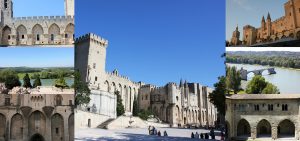 À une heure de la Campagne Chastel, on visite Avignon et la cité des Papes. Le Palais gothique fut le siège de la chrétienté d'Occident au XIVème siècle.