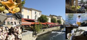Proche de la Campagne Chastel, maison d'hôtes et gîtes à Aix-en-Provence, durant la visite Lubéron, découvrez les villages de Rustrel, Roussillon et le colorado provençal avec sa terre d'ocre.