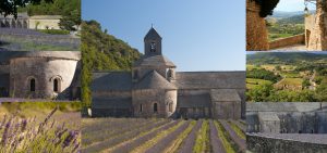 À quelques kilomètre de la Campagne Chastel, maison d'hôtes et gîte à Aix-en-Provence, l'abbaye de Sénanque est un joyau de l'architecture cistercienne, entouré de champs de lavande, à découvrir durant la visite Lubéron.